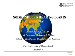 noise-induced hearing loss in asia - National Hearing Conservation