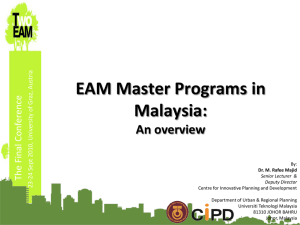 EAM Master Programmes at Public Universities - twoeam
