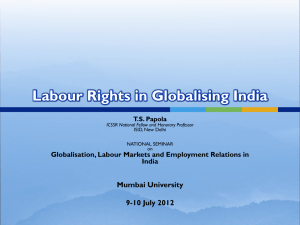 Labour Rights in Globalising India