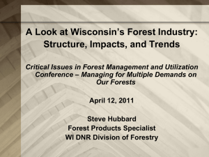 A Vision for Forest Products Extension in Wisconsin