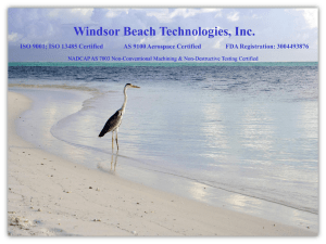 Windsor Beach Power Point - Windsor Beach Technologies