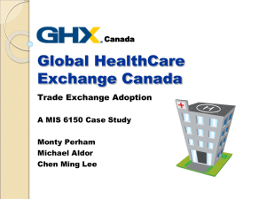 Team 8, Global Healthcare Exchange Canada