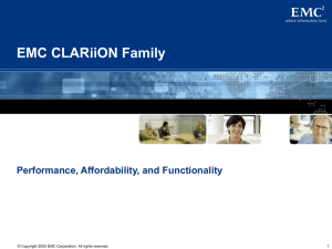 EMC CLARiiON Family