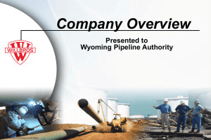 Company Overview - Wyoming Pipeline Authority