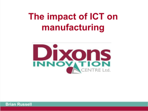 The impact of ICT on manufacturing