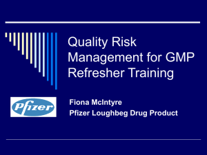 QRM on GMP refresher training frequencies