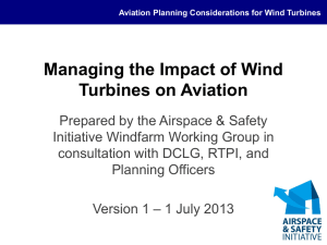 Impact on Aviation - Airspace & Safety Initiative