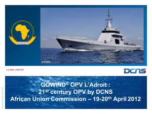 DCNS L`Adroit - African Union Pages