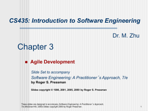 Chapter 3: Agile Development