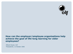 How can the employer/employee organisations help