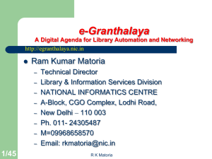 e-Granthalaya Presentation PPT File