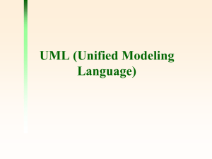 SE Methods, UML Origins and OO reminder