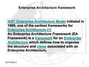 An enterprise architecture Framework
