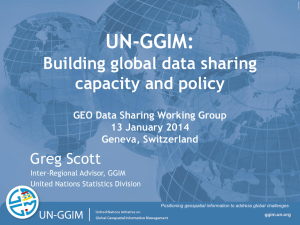 UN-GGIM - Group on Earth Observations