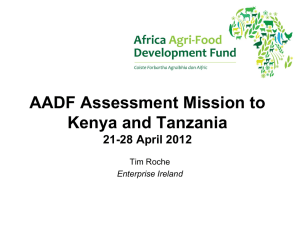 The AADF Assessment Mission