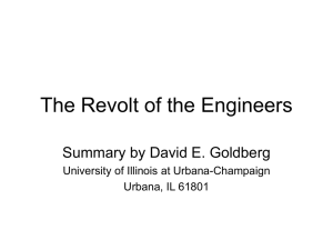 The Revolt of the Engineers DEG 2-04