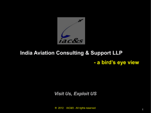 Company Presentation - India Aviation Consulting & Support