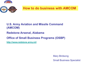 How to do business with AMCOM