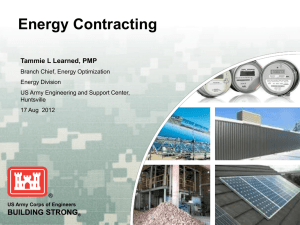 Energy Contracting – Tammie Learned