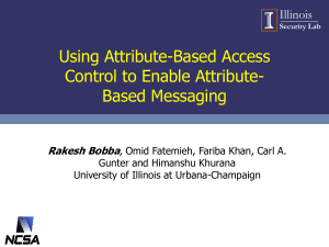 Using Attribute-Based Access Control to Enable Attribute
