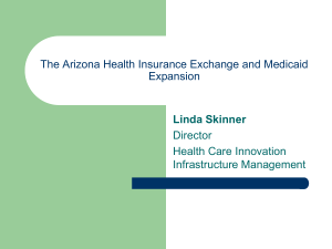 AZ Health Insurance Exchange and Medicaid Expansion15688799