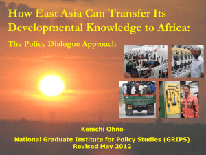 My presentation - National Graduate Institute For Policy Studies