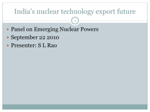 India`s nuclear energy future