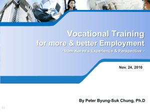 Vocational Training for more & better Employment