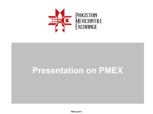 PMEX Presentation