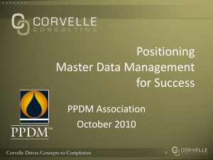 Positioning Master Data Management for Success