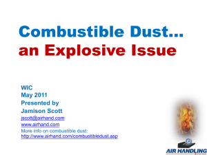 Combustible Dust Explosion at Motorcycle Rim Manufactured Factory