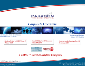 Paragon Technology Group - Charleston Defense Contractors