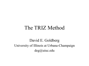 The TRIZ Method