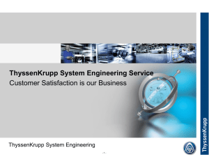 ThyssenKrupp System Engineering Service