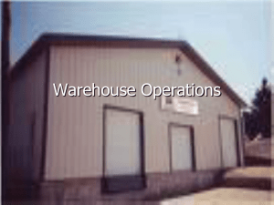 2. Warehouse Operations