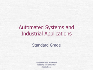 Industrial Applications and Automated Systems