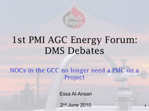 EssaAnsari_DMSDebates - DMS Energy Forum: Debates