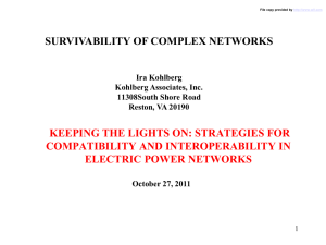 Lights On: Survivability Of Complex Networks