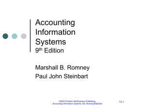 Auditing of Computer-Based Information System