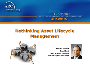 Rethinking Asset Lifecycle Management