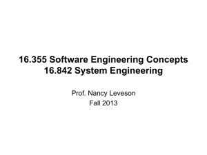 16.355 Software Engineering Concepts 16.842