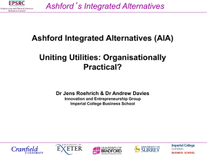Uniting Utilities: Organisationally practical?