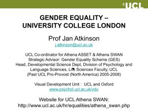 UCL Women in Leadership and Management Project
