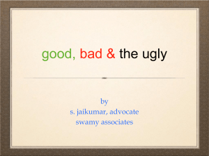 good, bad & the ugly