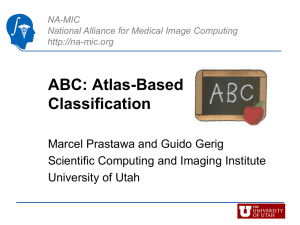 Atlas-Based Classification - National Alliance for Medical Image