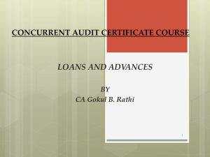 Loans & Advances - Indore