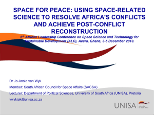 African Space Policy (cont.)