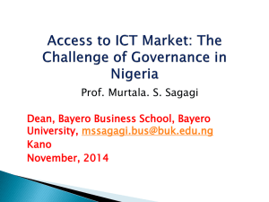 Market Accessibility and Role of Government by