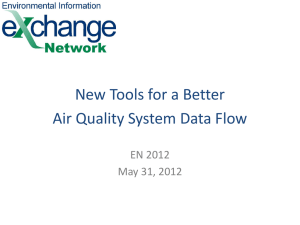 Air Quality System (AQS): Setting Up Flows and Hands