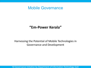 M-Governance Presentation